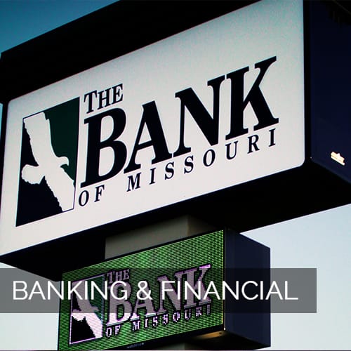 Sign Industry Partnership Banking & Financial Springfield Sign