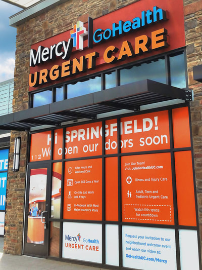 Mercy Hospital Urgent Care Sign