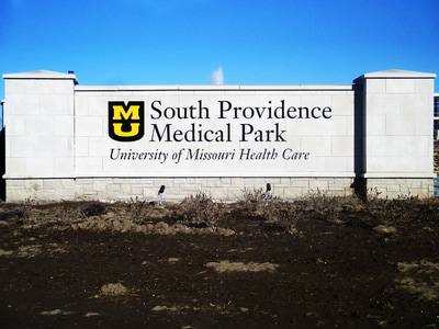South Providence Medial Park University of Missouri Health Care sign