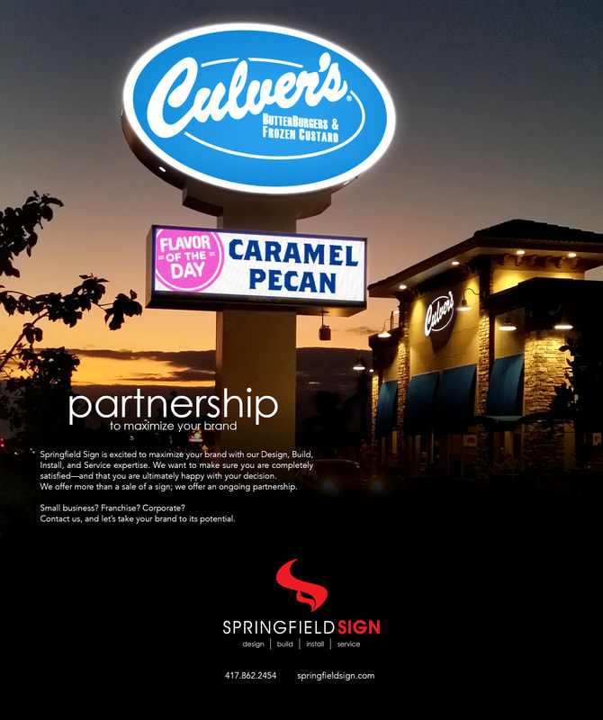 Springfield Sign Partnership With Culvers