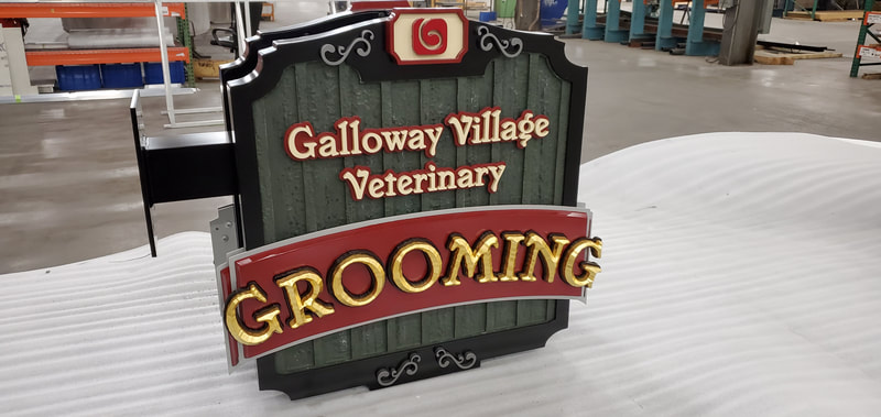 Galloway Village Veterinary Premier Custom | Springfield Sign