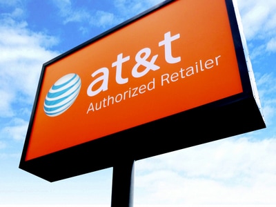 AT&T Authorized Retailer sign