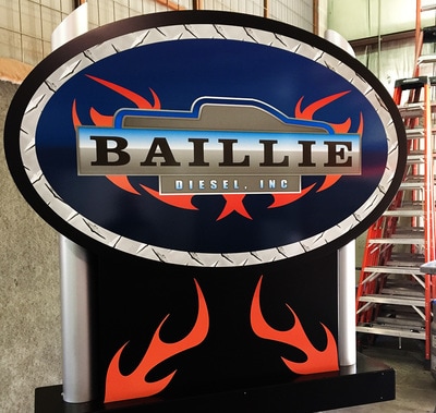 Baillie Diesel Inc Sign