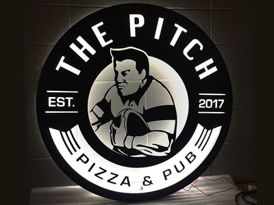 The Pitch Pizza & Pub Sign